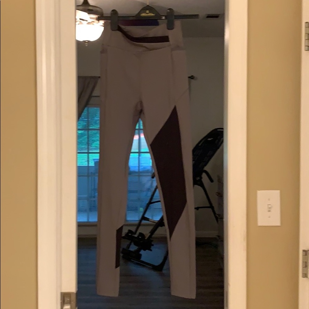 Gymshark Arymetric Leggings  - Smokey gray & black